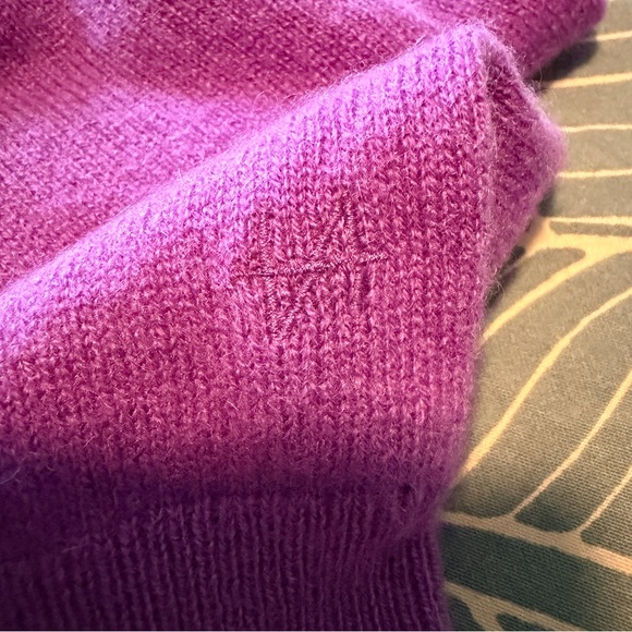 Purple Cashmere Sweater - Picture 2 of 8
